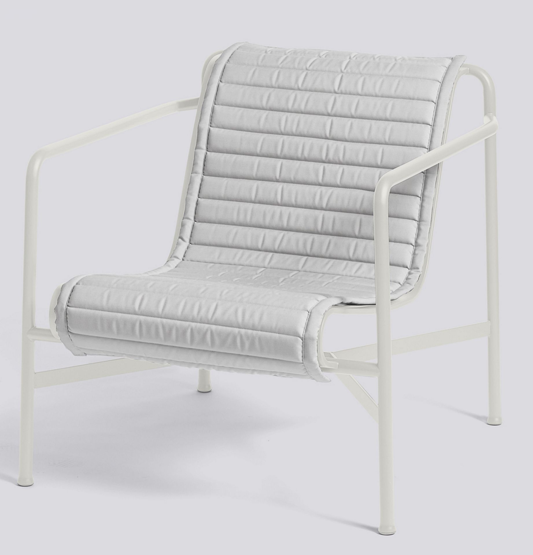 Palissade Quilt Cushion Coussin Hay | sky grau | Lounge Sessel / B 49,5